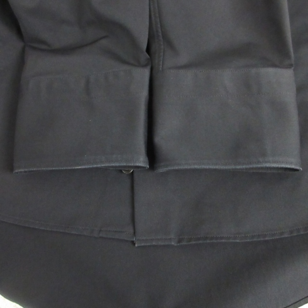 1PIU1UGUALE3 美品 プレーンシャツ ホリゾンタルカラー 黒 6 XL メンズのトップス(シャツ)の商品写真