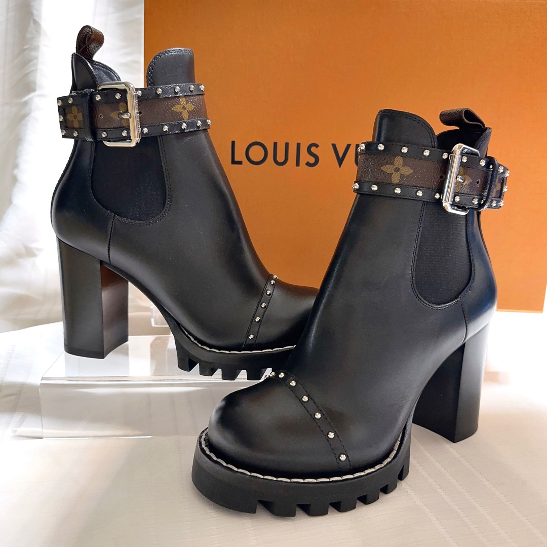 LOUIS VUITTON - LOUIS VUITTON ルイヴィトン ショートブーツ LOUIS VUITTON - LOUIS VUITTON ルイヴィトン ショートブーツ