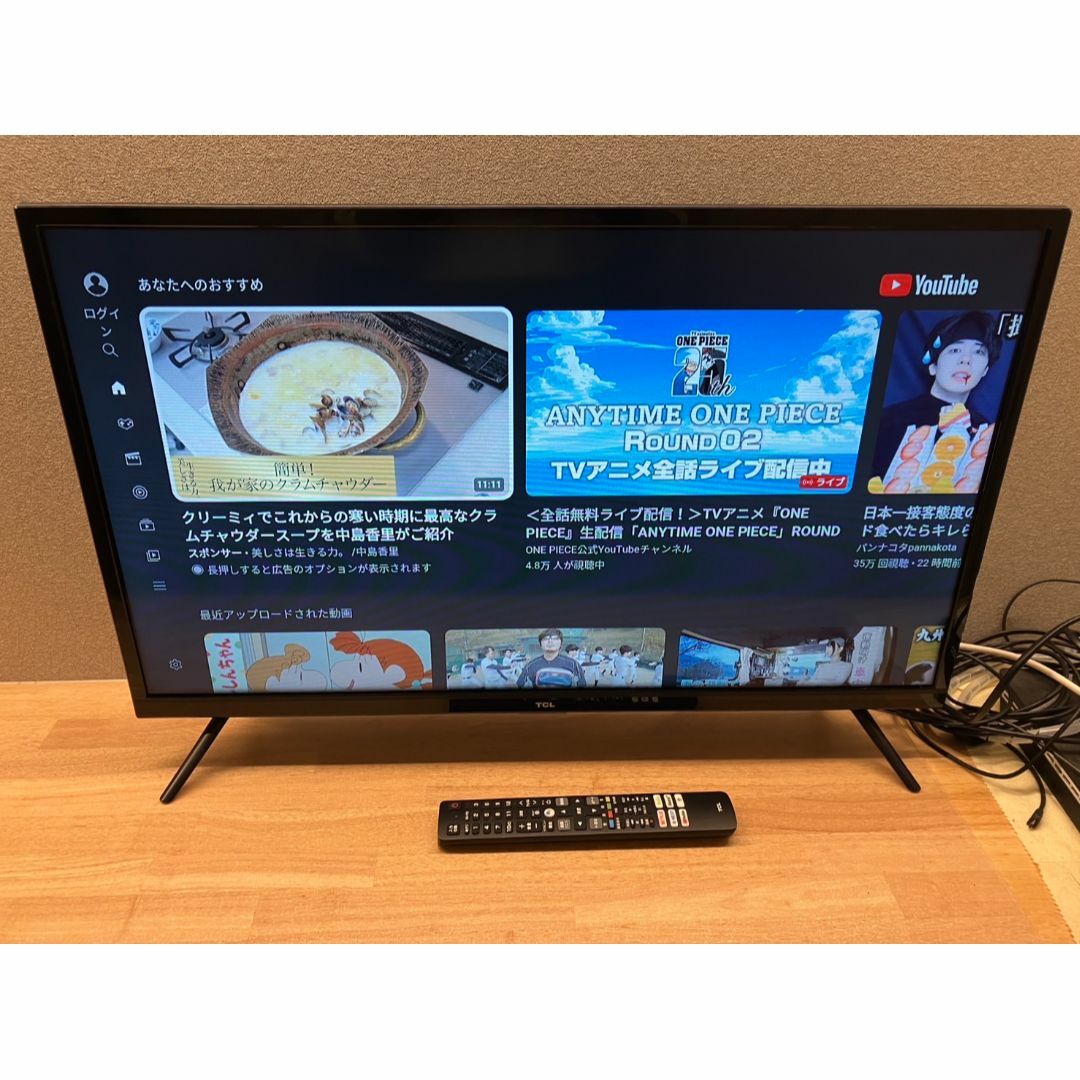 TCL(ティーシーエル)の2020年製超美品！TCL 32S515 スマートテレビ　32型　映り綺麗 スマホ/家電/カメラのテレビ/映像機器(テレビ)の商品写真