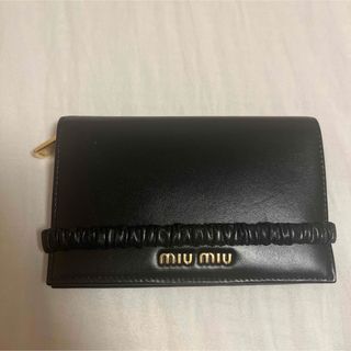 ミュウミュウ(miumiu)のmiumiu 財布　未使用(財布)