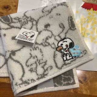 スヌーピー(SNOOPY)のタオルハンカチ(ハンカチ)