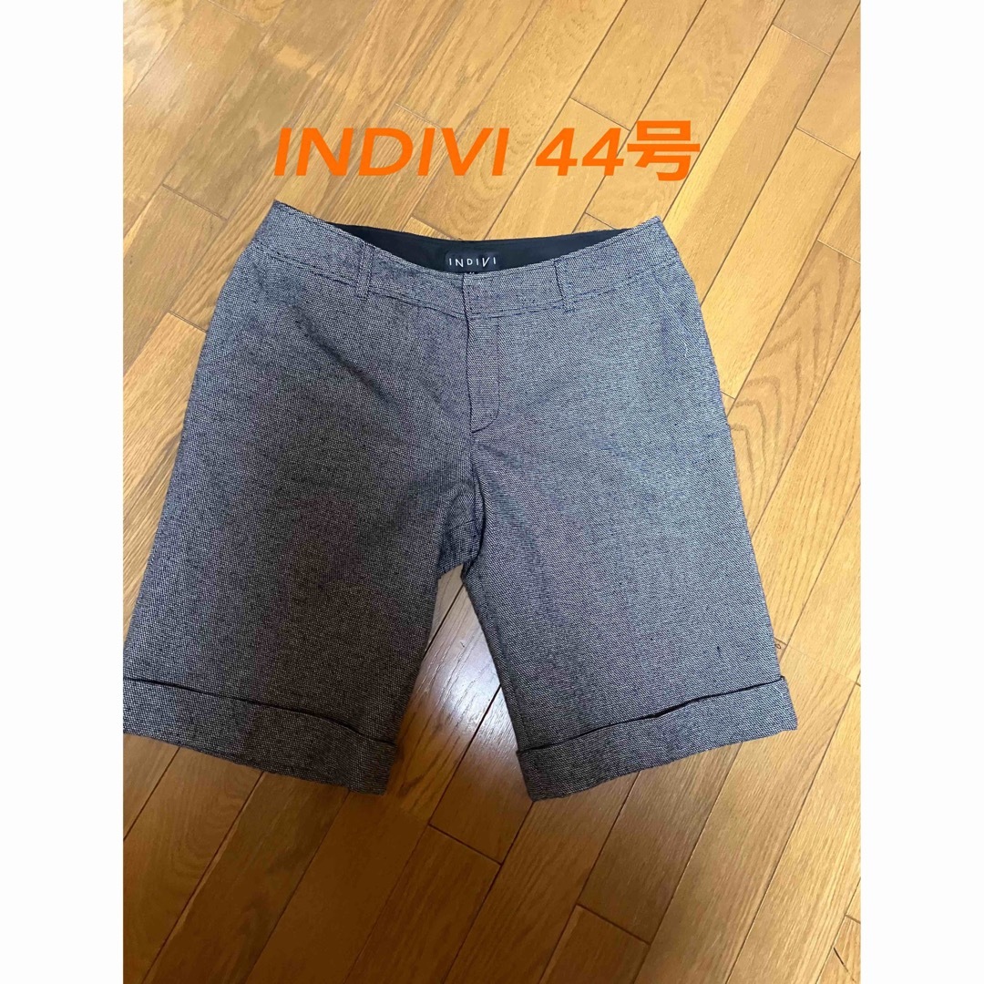 INDIVI(インディヴィ)のINDIVI 44号　秋冬向け　ハーフパンツ レディースのパンツ(ハーフパンツ)の商品写真