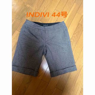 INDIVI - INDIVI 44号　秋冬向け　ハーフパンツ