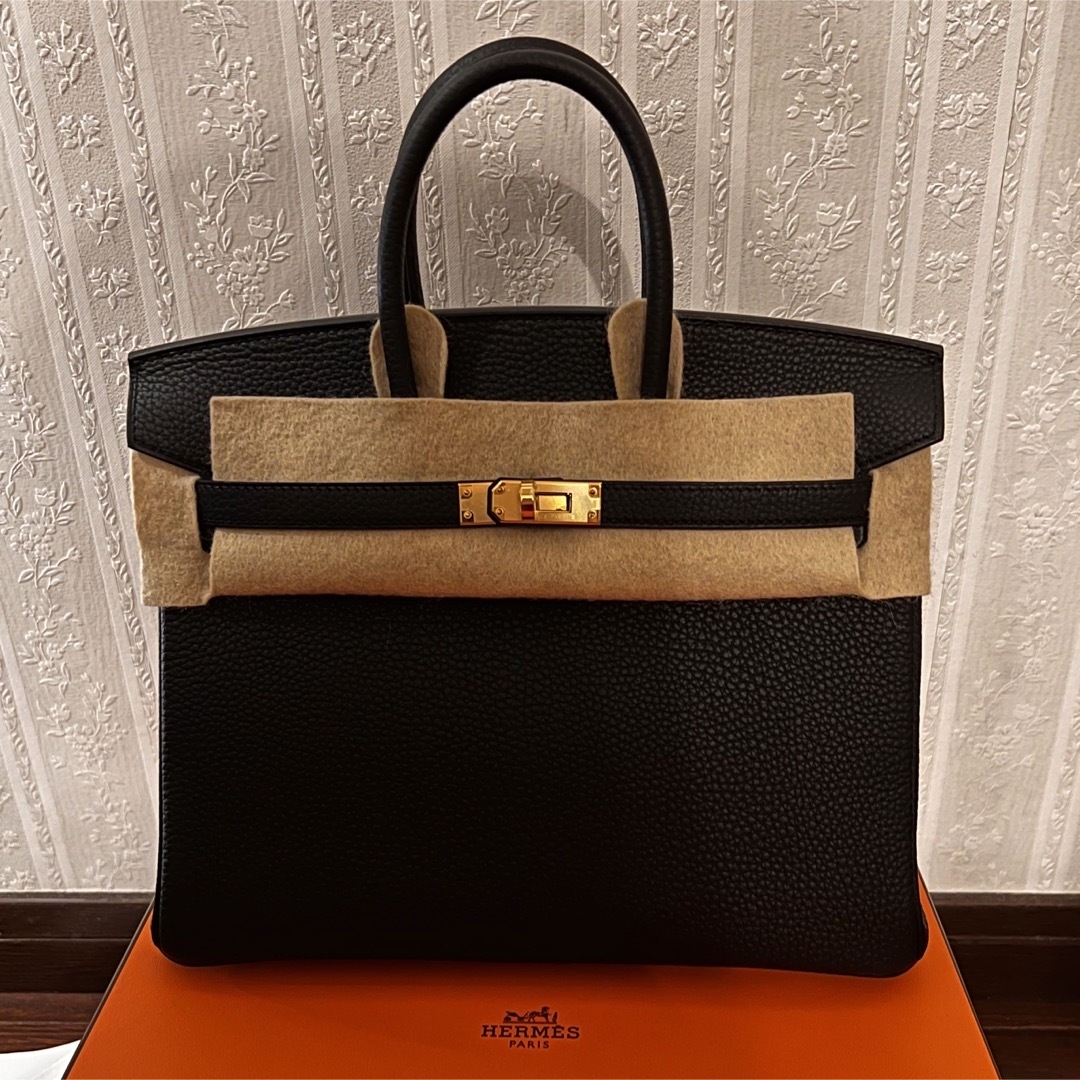HERMES - エルメス バーキン25 G金具 ノアール 黒 ブラック トゴ HERMES - エルメス バーキン25 G金具 ノアール 黒 ブラック トゴ
