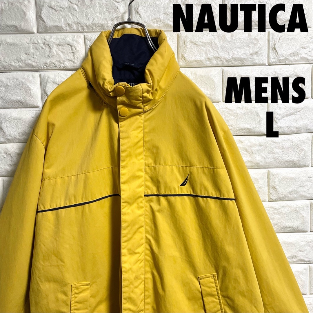 NAUTICA - NAUTICA ノーティカ ナイロンジャケット 刺繍ロゴ メンズL