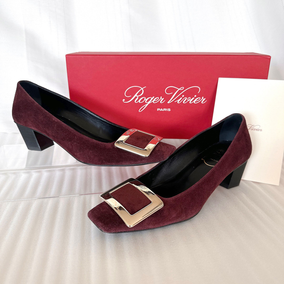 ROGER VIVIER(ロジェヴィヴィエ)のROGER VIVIER ロジェヴィヴィエ　フラットシューズ　パンプス　極美品 レディースの靴/シューズ(ハイヒール/パンプス)の商品写真