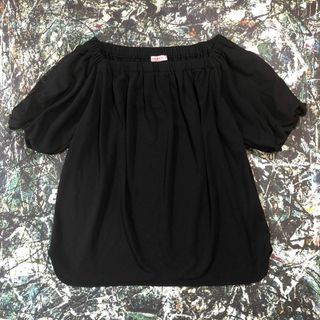 トッカ(TOCCA)の【美品】トッカ-TOCCA-シアーショルダーレースカットソー サイズXS(Tシャツ(半袖/袖なし))