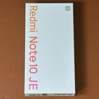 シャオミ(Xiaomi)の【新品・未使用】Redmi Note 10 JE グラファイトグレー 64 GB(スマートフォン本体)
