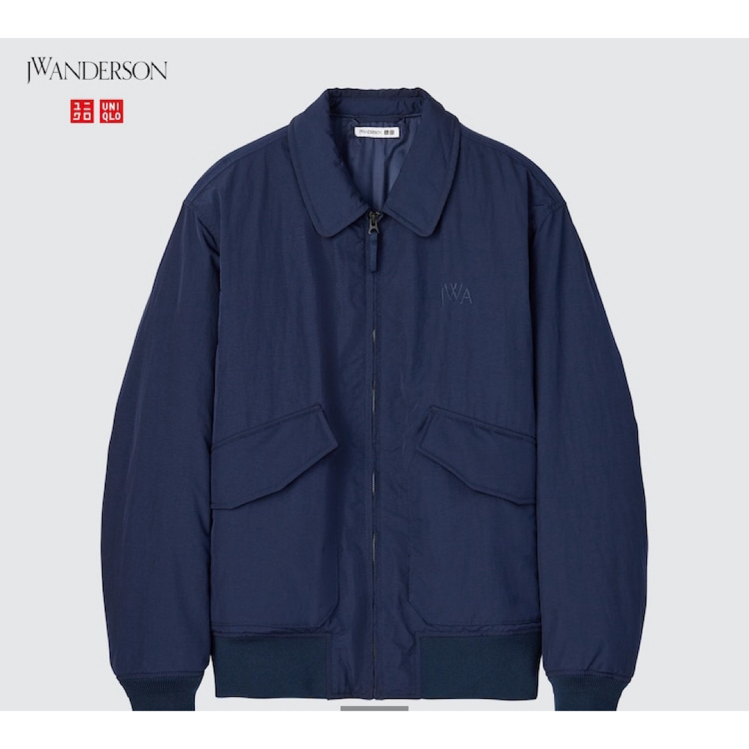 J.W.ANDERSON(ジェイダブリューアンダーソン)のユニクロ　UNIQLO JW ANDERSON  パデッドショートブルゾン メンズのジャケット/アウター(ブルゾン)の商品写真