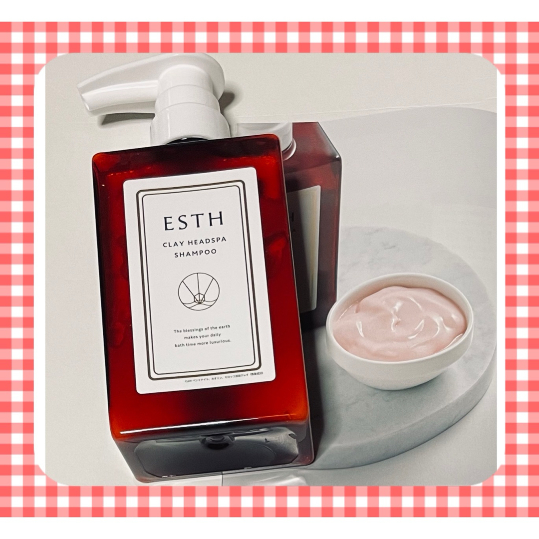 ESTH(エス) クレイヘッドスパシャンプー コスメ/美容のヘアケア/スタイリング(シャンプー)の商品写真
