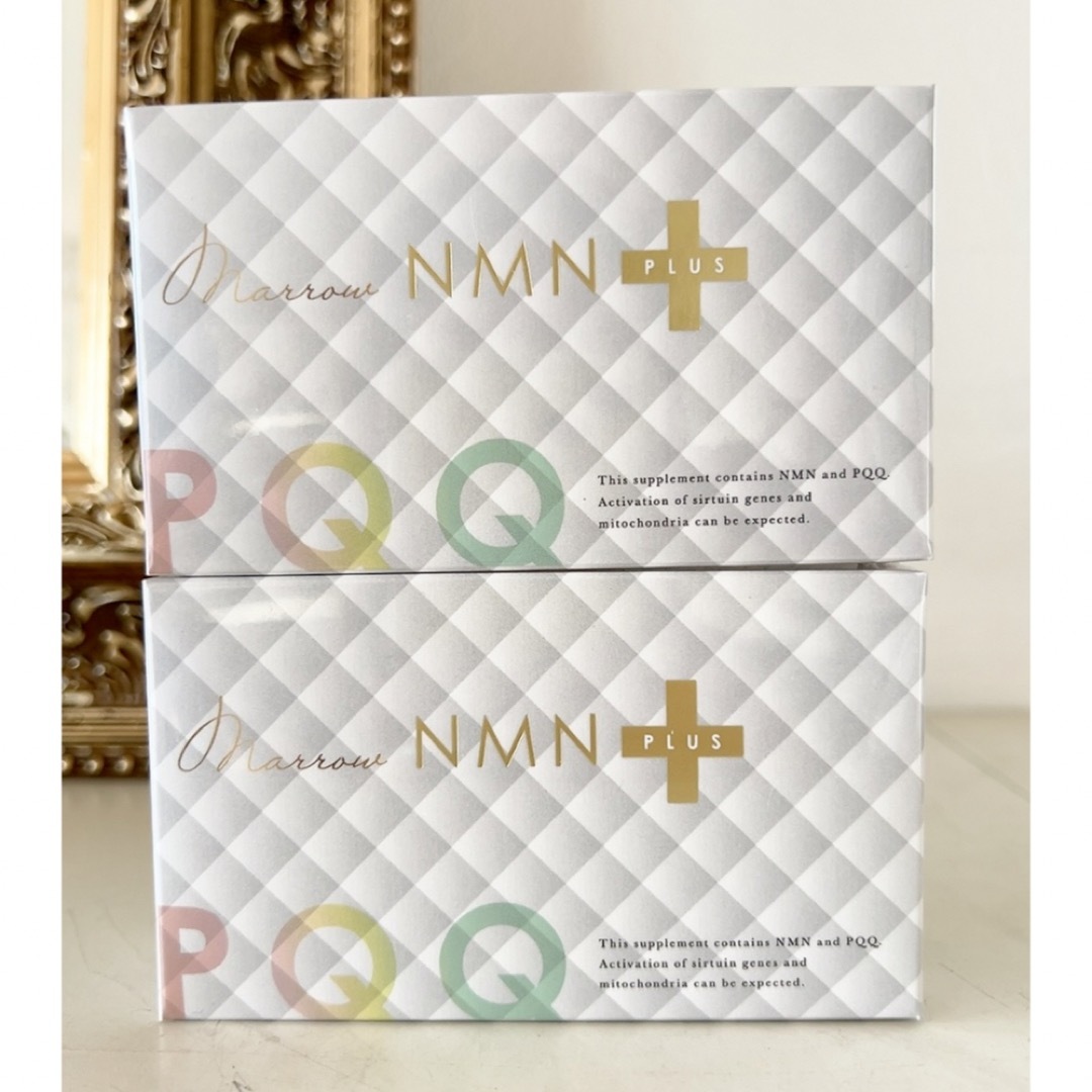新商品】MARROW NMN PLUS PQQ 60粒×2箱の通販 by mii_ya's shop｜ラクマ