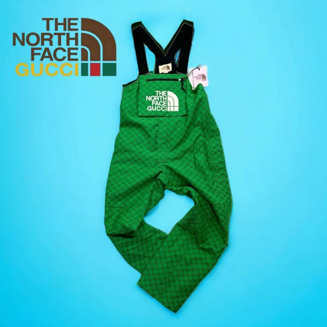 THE NORTH FACE(ザノースフェイス)の新品正規品 ノースフェイス GUCCI Mサイズ オーバーオール メンズのパンツ(サロペット/オーバーオール)の商品写真