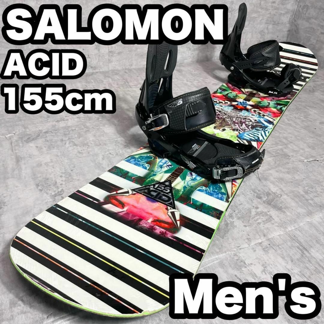 スノーボード　SALOMON サロモン　ACID メンズ　2点セット　155cmスポーツ/アウトドア