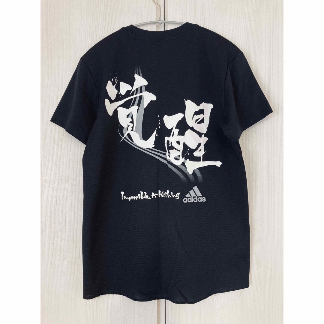 adidas(アディダス)の【adidas】アディダスのランニング半袖Tシャツ｜バックプリントメッセージ スポーツ/アウトドアのランニング(ウェア)の商品写真