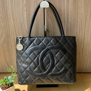 シャネル(CHANEL)のCHANEL シャネル　キャビア　復刻　トートバッグ　シルバー金具　マトラッセ(トートバッグ)