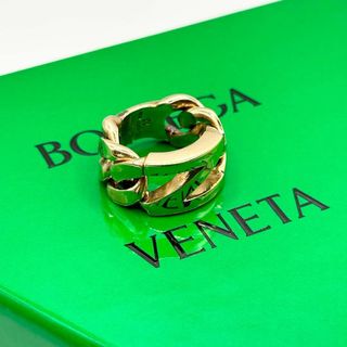 ボッテガヴェネタ(Bottega Veneta)の【新品未使用】BOTTEGA VENETA リング　指輪　ゴールド　N(リング(指輪))