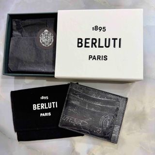 Berluti - 未使用 ベルルッティ カリグラフィ レザー カードケース 本