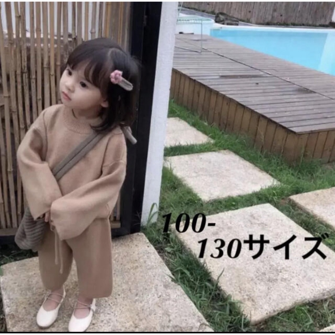 ZARA(ザラ)の新品 今期 厚手ニットセットアップ 100-130 キッズ/ベビー/マタニティのキッズ服女の子用(90cm~)(ニット)の商品写真