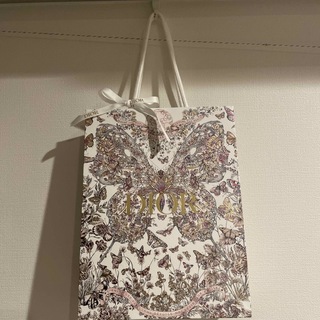 ディオール(Dior)のDIOR 蝶 ピンク ショッパー 紙袋 (ショップ袋)