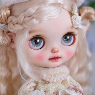 カスタムブライス 海外作家様 人形 かわいい お姫様 クリームちゃん カスタムブライス 海外作家様 人形 かわいい お姫様 クリームちゃん