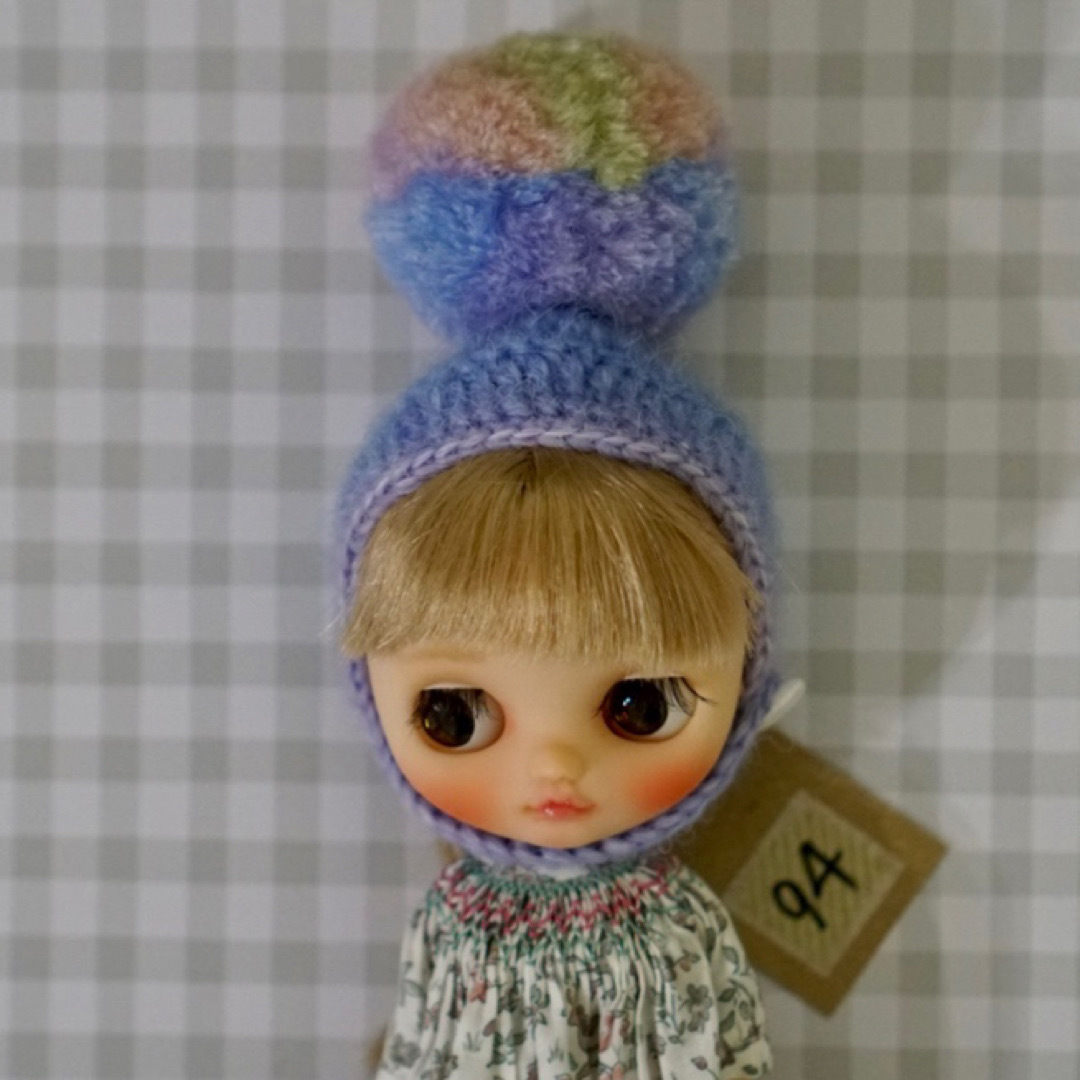 【94】ミディブライスぽんぽん帽子人形