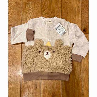 キッズズー(kid’s zoo)のkid's zoo くまさん　トレーナー(Tシャツ/カットソー)