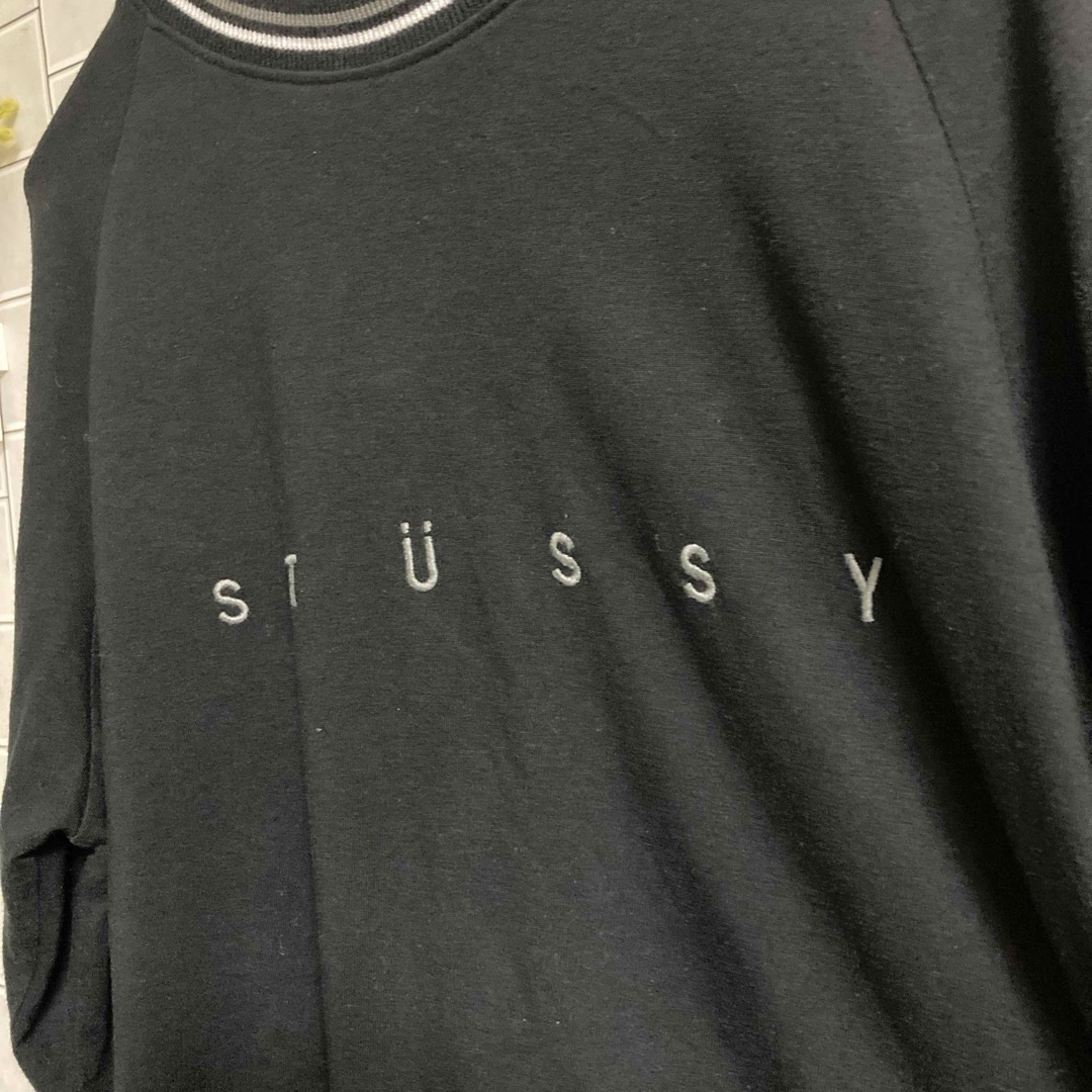 STUSSY(ステューシー)のSTUSSY⭐️ブラックモノトーン⭐️ロンT⭐️重宝⭐️ メンズのトップス(Tシャツ/カットソー(七分/長袖))の商品写真