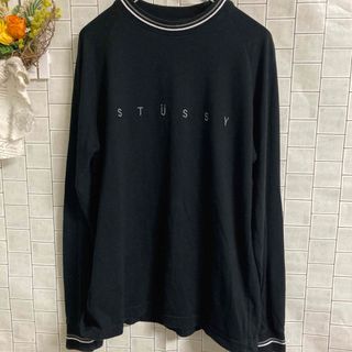 ステューシー(STUSSY)のSTUSSY⭐️ブラックモノトーン⭐️ロンT⭐️重宝⭐️(Tシャツ/カットソー(七分/長袖))