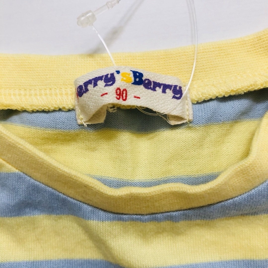 BERRY'S BERRY(ベリーズベリー)の● Berry's Berry ベリーズベリー ボーダー Tシャツ 90 ● キッズ/ベビー/マタニティのキッズ服女の子用(90cm~)(Tシャツ/カットソー)の商品写真