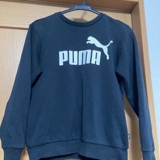 プーマ(PUMA)のプーマ　黒　トレーナー　150(Tシャツ/カットソー)