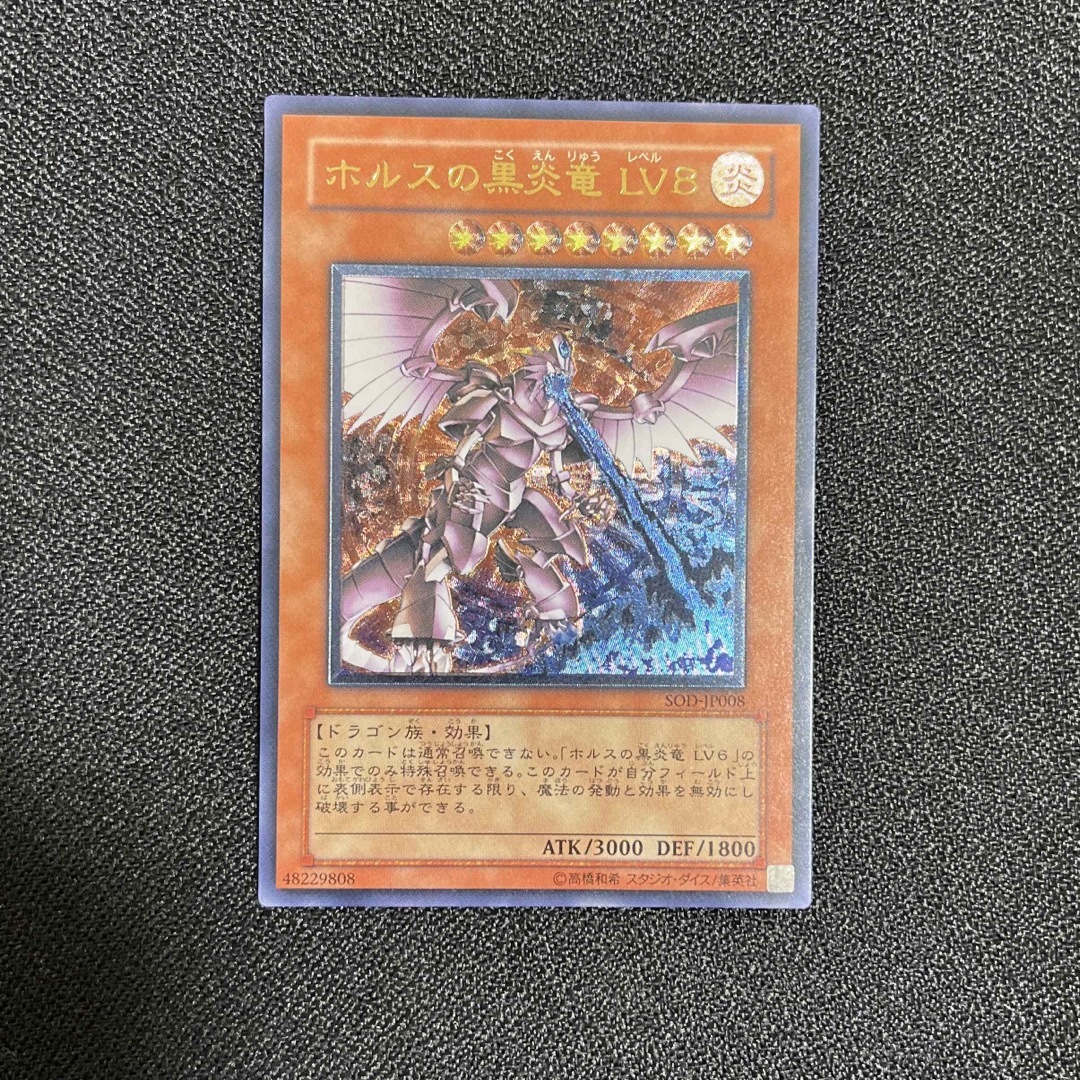 遊戯王 ホルスの黒炎竜 LV8 レリーフ 遊戯王 ホルスの黒炎竜 LV8 レリーフ