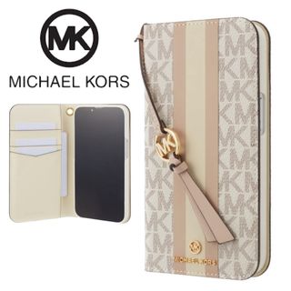 マイケルコース(Michael Kors)の新品 マイケルコース iPhone14 手帳型 ケース かわいい タッセルチャー(iPhoneケース)