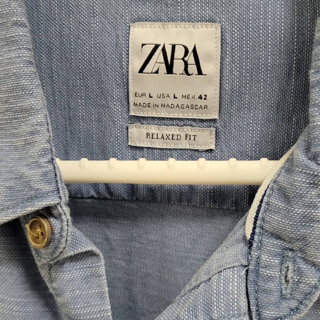 ZARA(ザラ)の(men's)ZARA、デニムシャツ、デニムジャケット、リラックスフィット メンズのトップス(シャツ)の商品写真