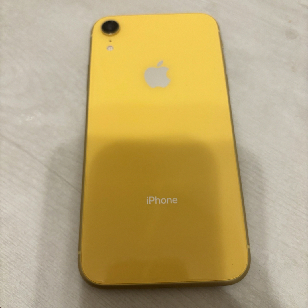 iPhone XR 64G SIMフリー イエロー 黄色 本体の通販 by a shop｜ラクマ