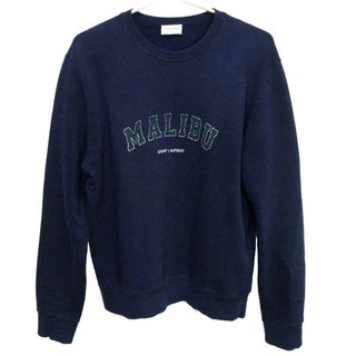 サンローラン(Saint Laurent)のサンローラン スウェット トレーナー MALIBU　ロゴ S ネイビー 603233 レディース Saint Laurent トップス(その他)