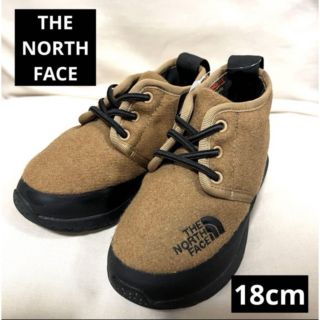 THE NORTH FACE(ザノースフェイス)のノースフェイス　トラクションライトチャッカ　スニーカー　ブーツ　ベージュ　18 キッズ/ベビー/マタニティのキッズ靴/シューズ(15cm~)(ブーツ)の商品写真