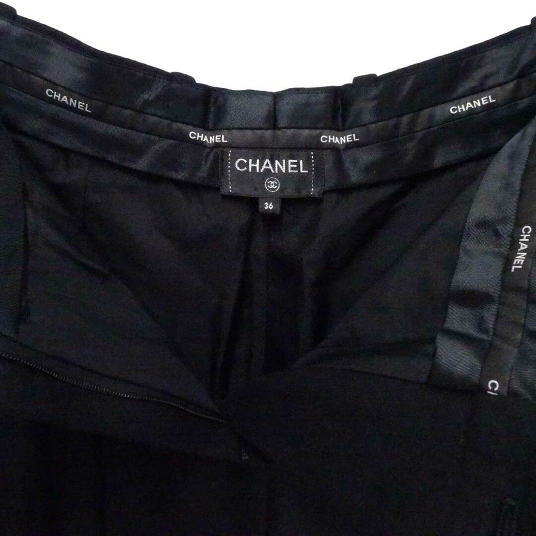 CHANEL(シャネル)のシャネル パンツ 36 ブラック P62291V38919 レディース CHANEL レディースのパンツ(その他)の商品写真