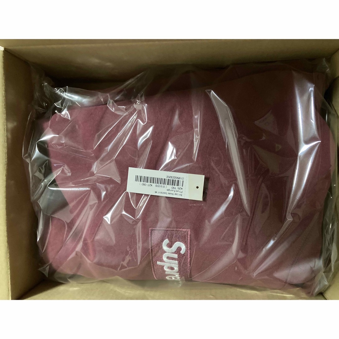 Supreme Box Logo Hooded sweatshirts Plum Supreme Box Logo Hooded sweatshirts Plum