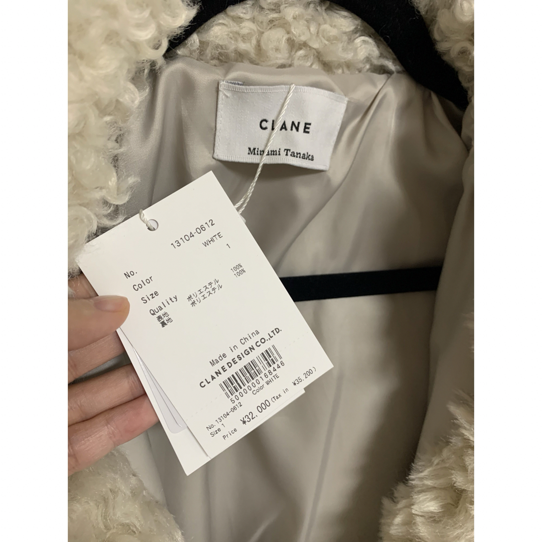 CLANE - 新品 田中みな実×CLANE CURL FUR SHORT COATの通販 by CLANE - 新品 田中みな実×CLANE CURL FUR SHORT COATの通販 by