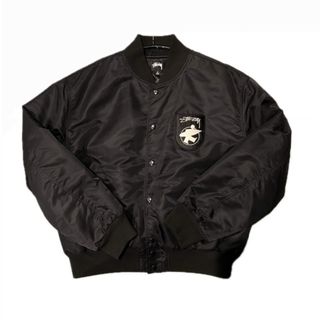 STUSSY - STUSSY ROCSTAR スタジャン レザーの通販 by hukr's shop