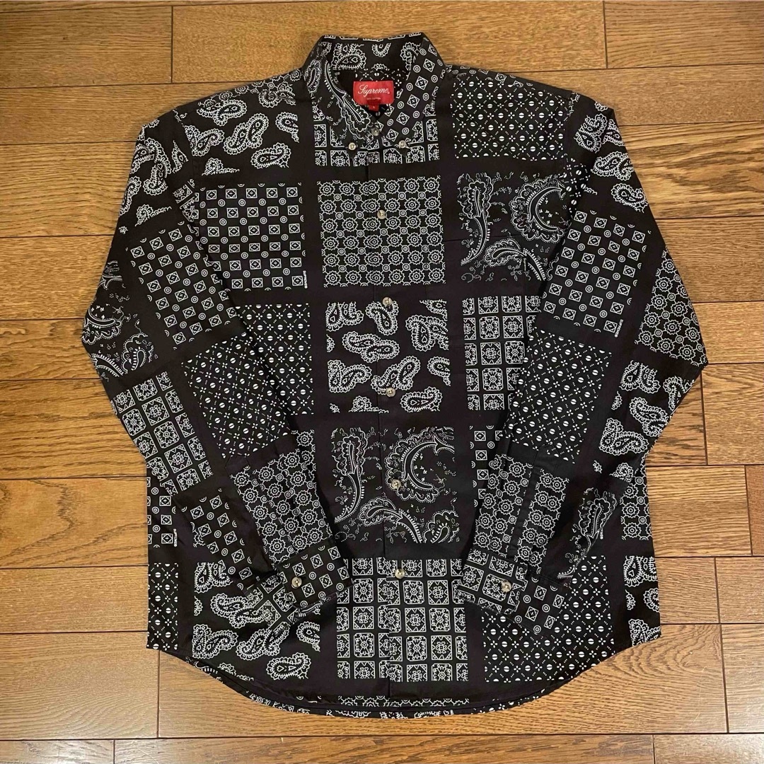 Supreme - Supreme Paisley Grid Shirt 