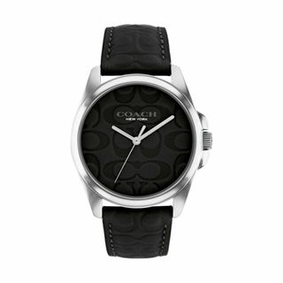 コーチ(COACH)の★コーチ　グレイソン 36mm SS ブラック SIG C レザー ダイヤル(腕時計)