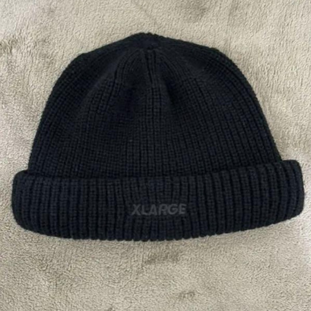 XLARGE(エクストララージ)のxlarge ブラック ビーニー メンズの帽子(ニット帽/ビーニー)の商品写真