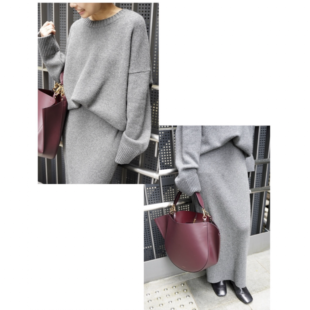 DEUXIEME CLASSE(ドゥーズィエムクラス)の《Y✩mm様専用》新品♡DeuxiemeClasse♡カシミヤロングスカート レディースのスカート(ロングスカート)の商品写真