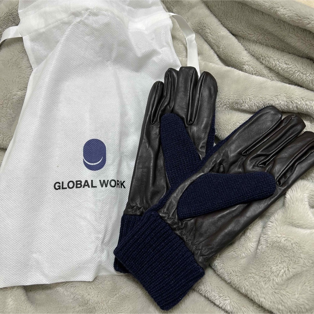 GLOBAL WORK(グローバルワーク)のGLOBAL WORK メンズ手袋 プレゼント メンズのファッション小物(手袋)の商品写真