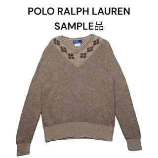 ポロラルフローレン(POLO RALPH LAUREN)の激レア　ポロラルフローレン　サンプル品　ニットセーター　古着　シルク混(ニット/セーター)