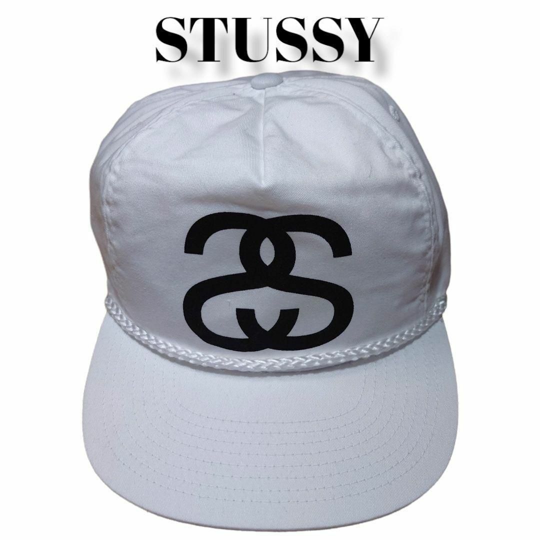 STUSSY - STUSSY ビッグプリント キャップ ステューシー SS STUSSY - STUSSY ビッグプリント キャップ ステューシー SS