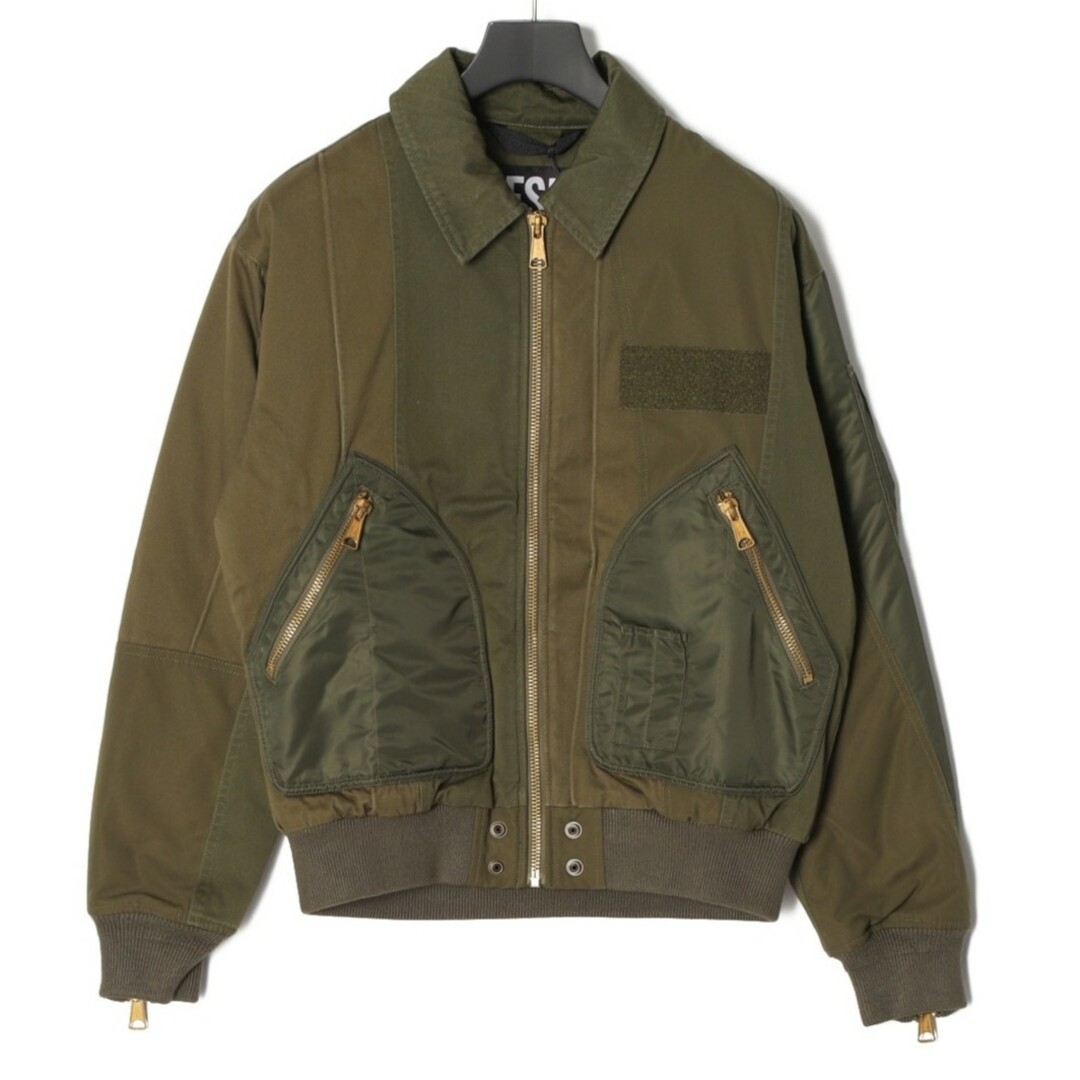 DIESEL(ディーゼル)の【新品】ディーゼル  ボンバージャケット DIESEL MA-1　定価63000 メンズのジャケット/アウター(フライトジャケット)の商品写真