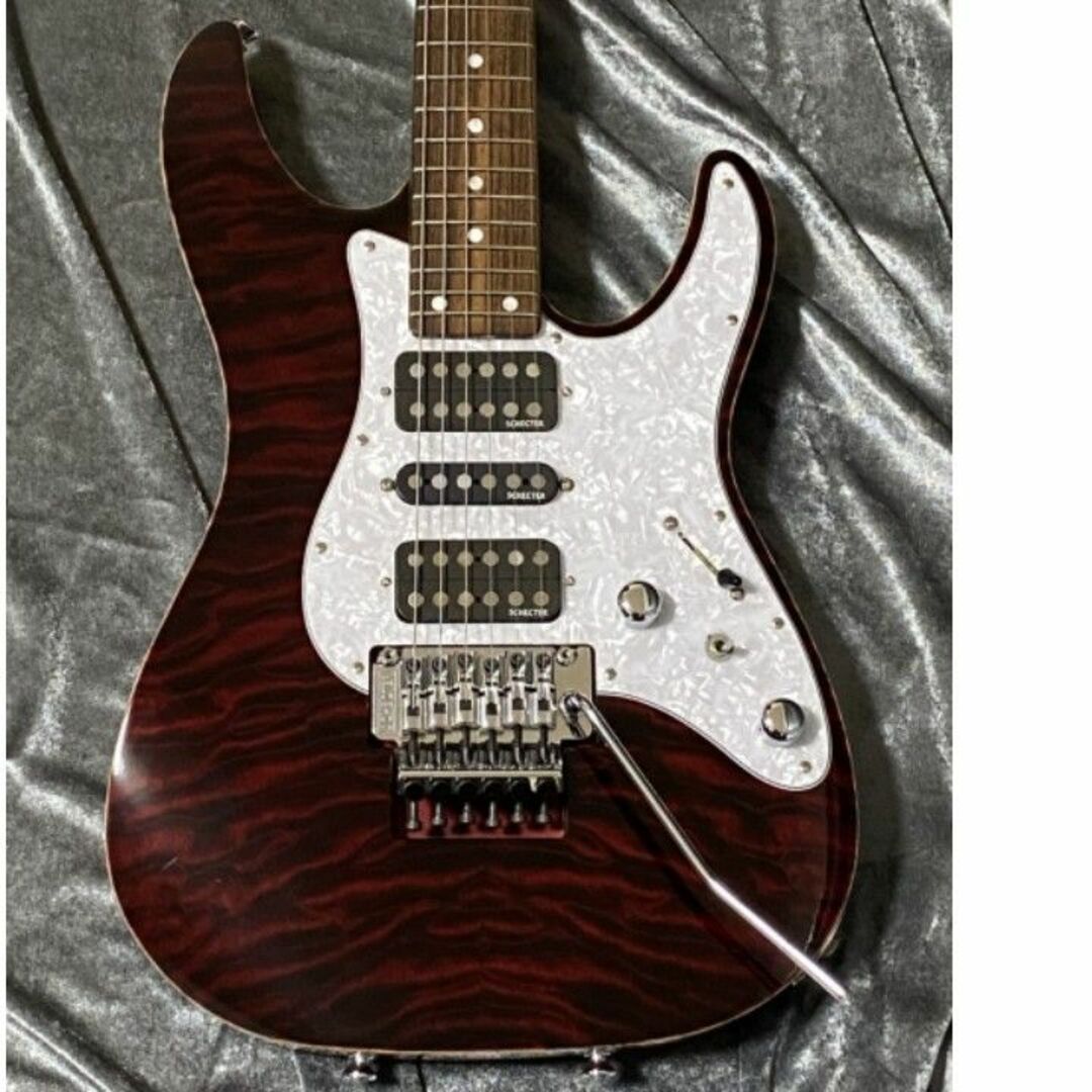 SCHECTER(シェクター)の美品 SCHECTER SD-2-24 AS 国産本格モデル！ アッシュボディ 楽器のギター(エレキギター)の商品写真