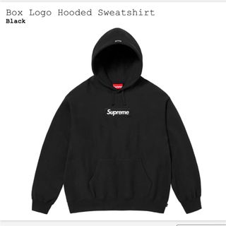 シュプリーム(Supreme)のsupreme box logo black L(パーカー)